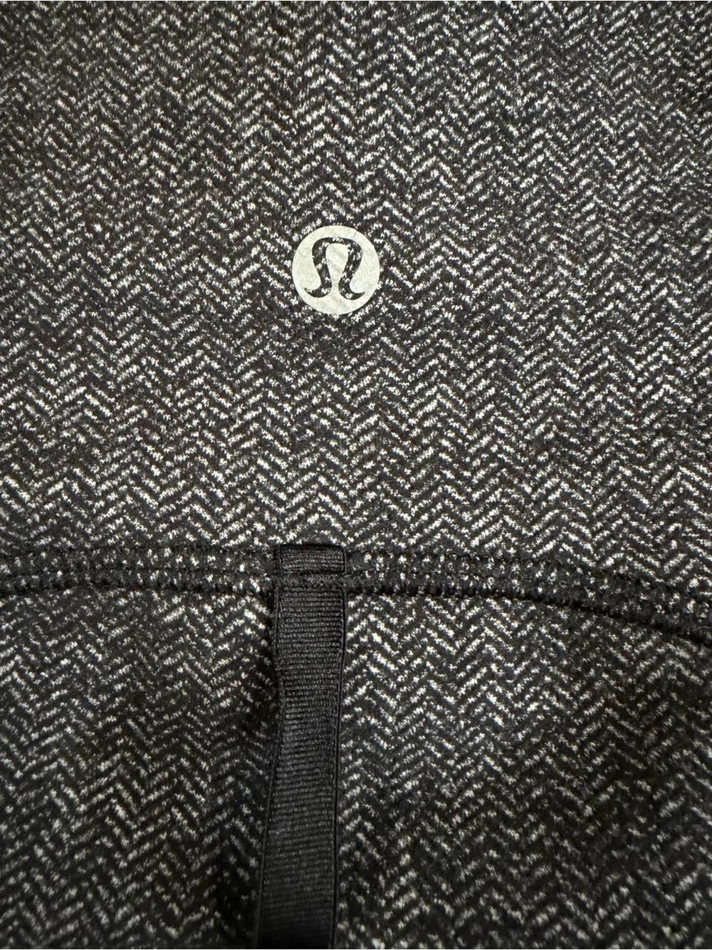 EUC Lululemon Define Jacket Size 10 Black/Gray Herringbone - Picture 6 of 6